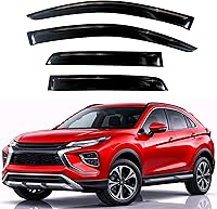 Vista 239 de KPY Moldura deflectora de viento con protección contra la lluvia compatible con GMC Terrain 2018-2023, 4 unidades, para ventana lateral, autoadhesiva