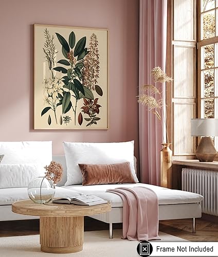 Miniatura 6 de Poster Master Póster vintage de orquídea, estampado de flores retro, arte de pared de plantas exóticas, arte botánico, regalo para hombres y