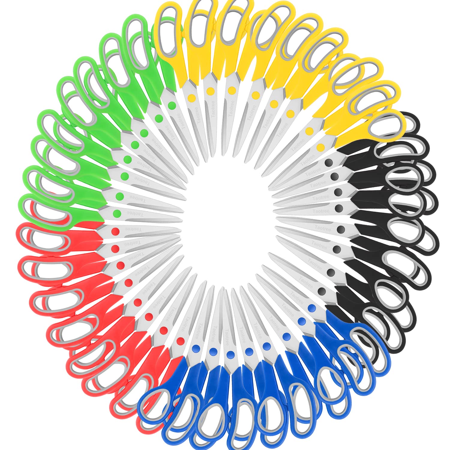 Taotree 8 Inch All Purpose Scissors, 5 Pack - Image 9