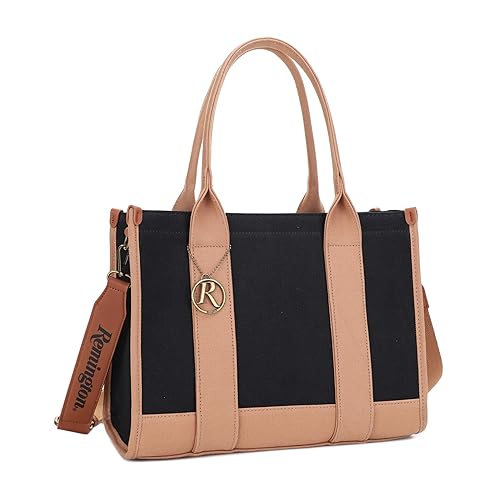 JESSIE&JAMES/Remington Huntsville Canvas Tote Bag with Lockable Compartment
