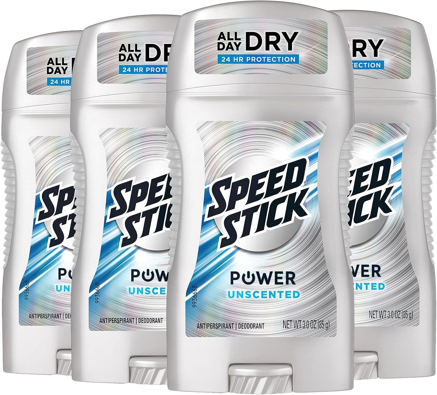 Speed Stick Power Antiperspirant Deodorant for Men, Unscented, 3 Oz