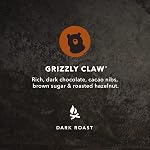 Kicking Horse Coffee, Grizzly Claw, Dark Roast, Whole Bean, 1 lb - Certified Organic, Fairtrade & Three Sisters, Medium Roast, Ground, 284 g - Certified Organic, Fairtrade, Kosher Coffee