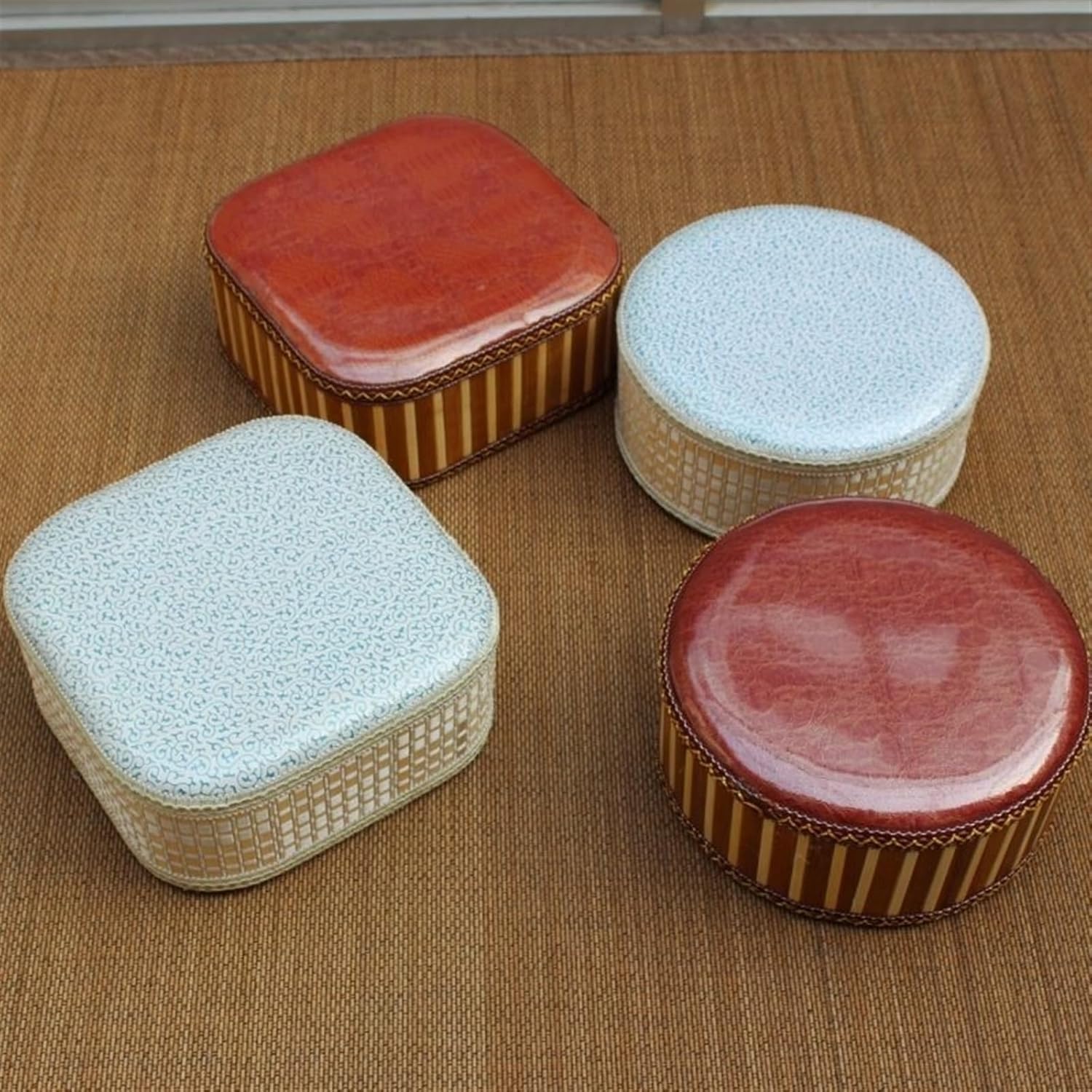 ＮＥＷ収納簡単低反発もこもこ座椅子＜１人掛け・リクライニング・フロアチェア・ごろ寝マット・ロングマット・長座布団＞ - ベルーナ【公式】 フロアクッション枕 竹編み布団 座椅子 フロア枕 スクエア フロアクッション 座椅子 (ホワイト 45cmx45cmx25cm)