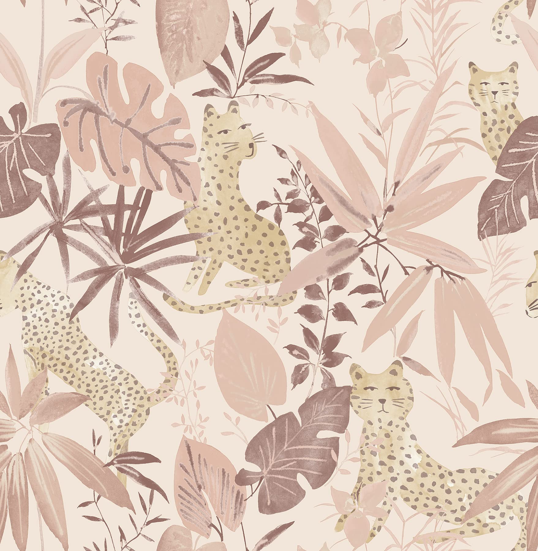 Papier Peint Autocollant NuWallpaper NUS4322 Jhalana Rose pour Déco