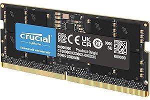 Crucial RAM 32GB DDR5 4800MHz CL40 Laptop Memory (CT32G48C40S5)