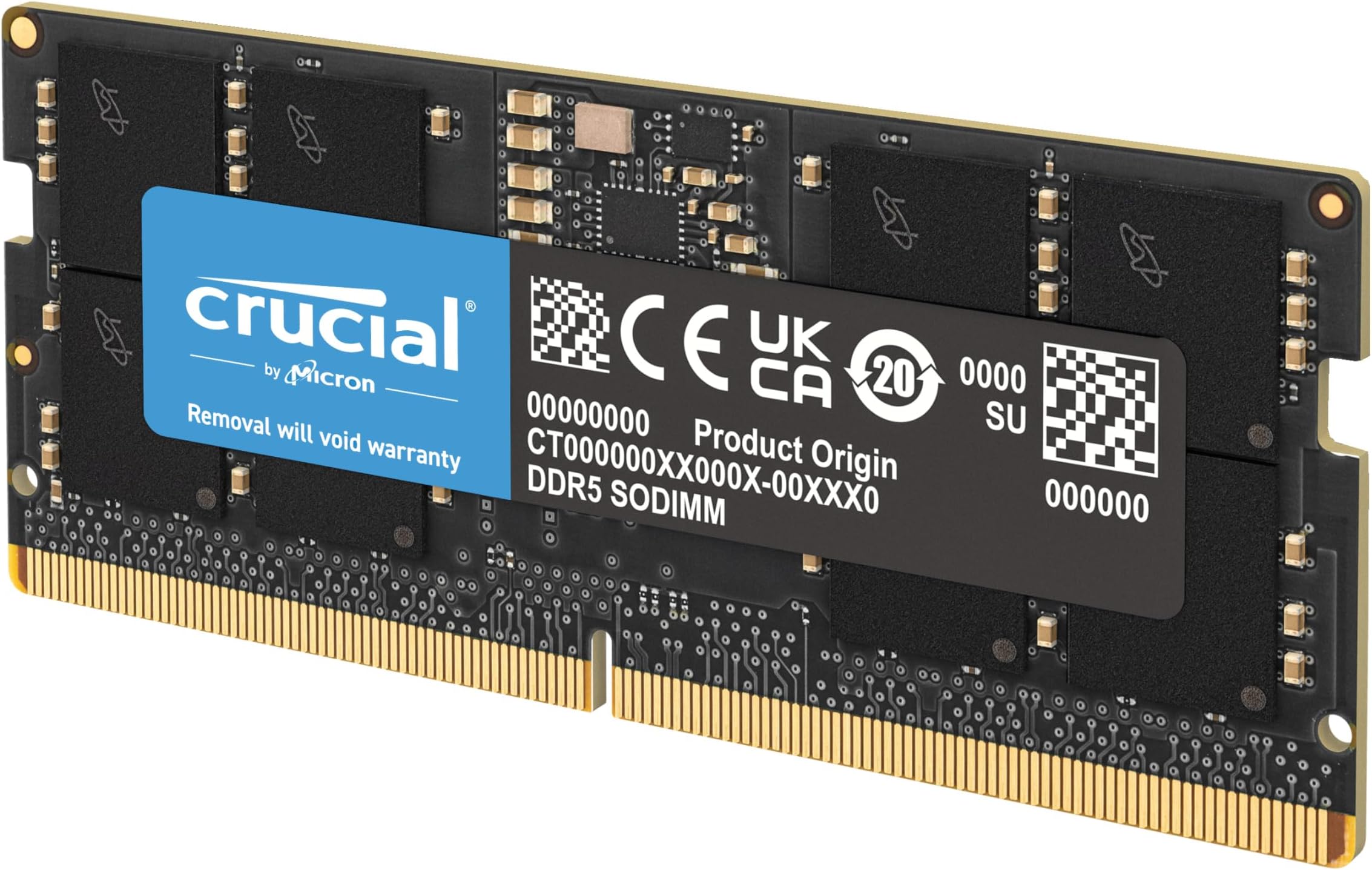 Crucial DDR5 RAM 8GB 5200MHz SODIMM Laptop Computer Memory, Mini PC, High Performance RAM (or 4800MHz) - CT8G52C42S5