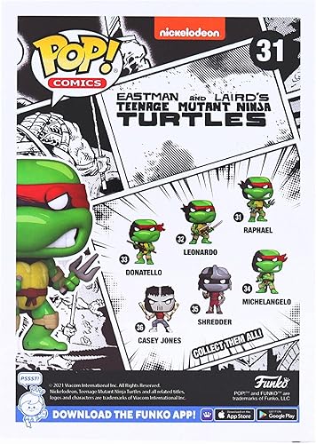 Miniatura 3 de Funko Pop! Comics Teenage Mutant Ninja Turtles: Raphael Previews Figura de vinilo exclusiva
