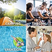 Vista 7 de Della Gao Neceser colgante para mujer, neceser de viaje, organizador de maquillaje, bolsa de cosméticos resistente al agua para accesorios