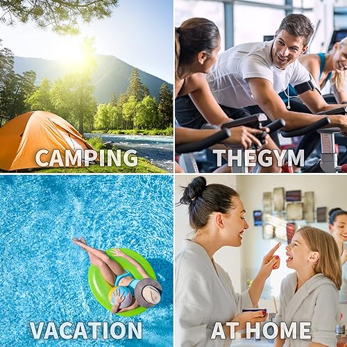 Miniatura 7 de Della Gao Neceser colgante para mujer, neceser de viaje, organizador de maquillaje, bolsa de cosméticos resistente al agua para accesorios