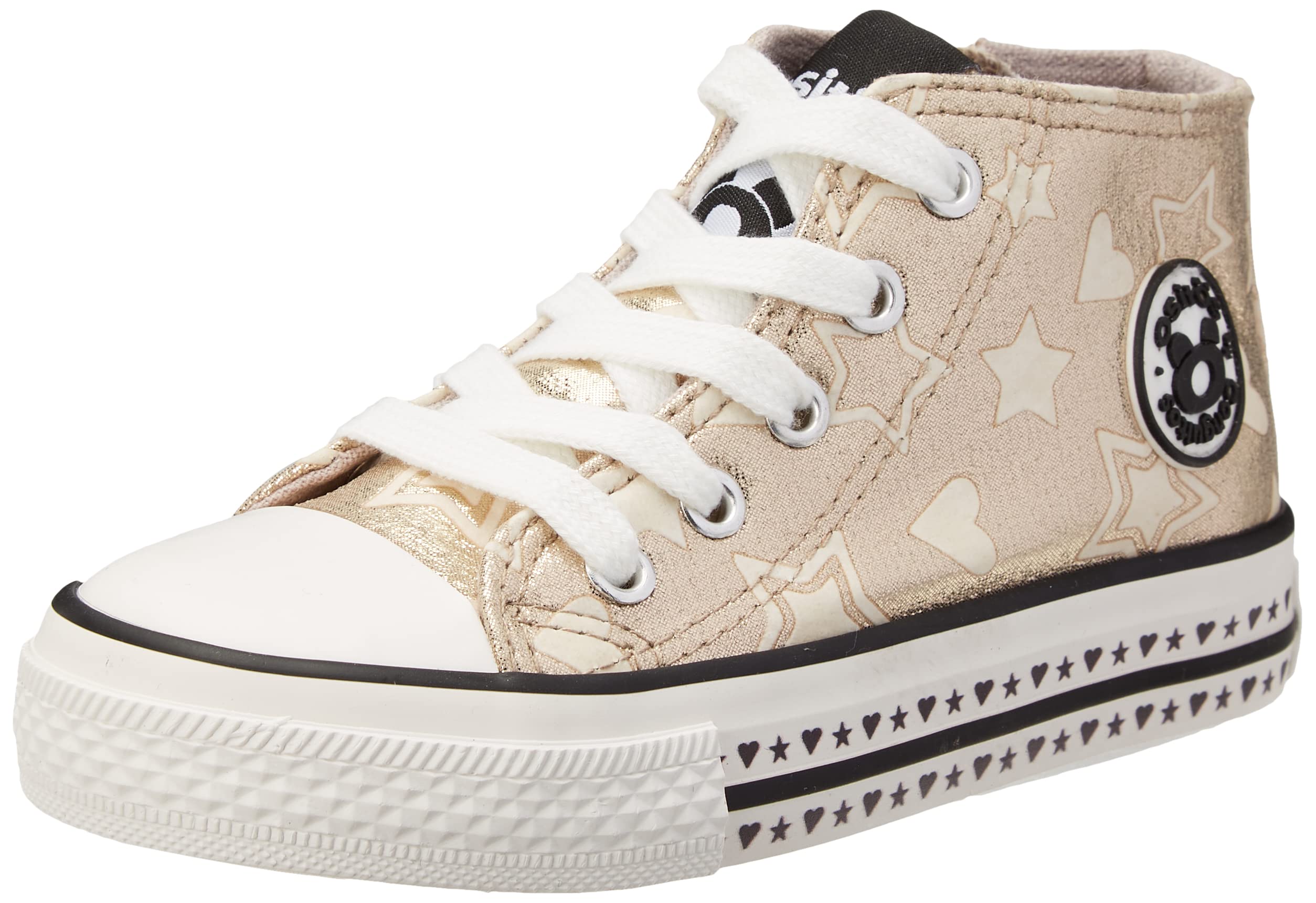 ConguitosMetallic Stars, Light Gold unisex-child Sneaker