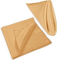 Vista 63 de Ultimate Textile -1 docena - Reversible Shantung Satin - Majestic - Servilletas de tela Majestic de 17 x 17 pulgadas color azul pizarra