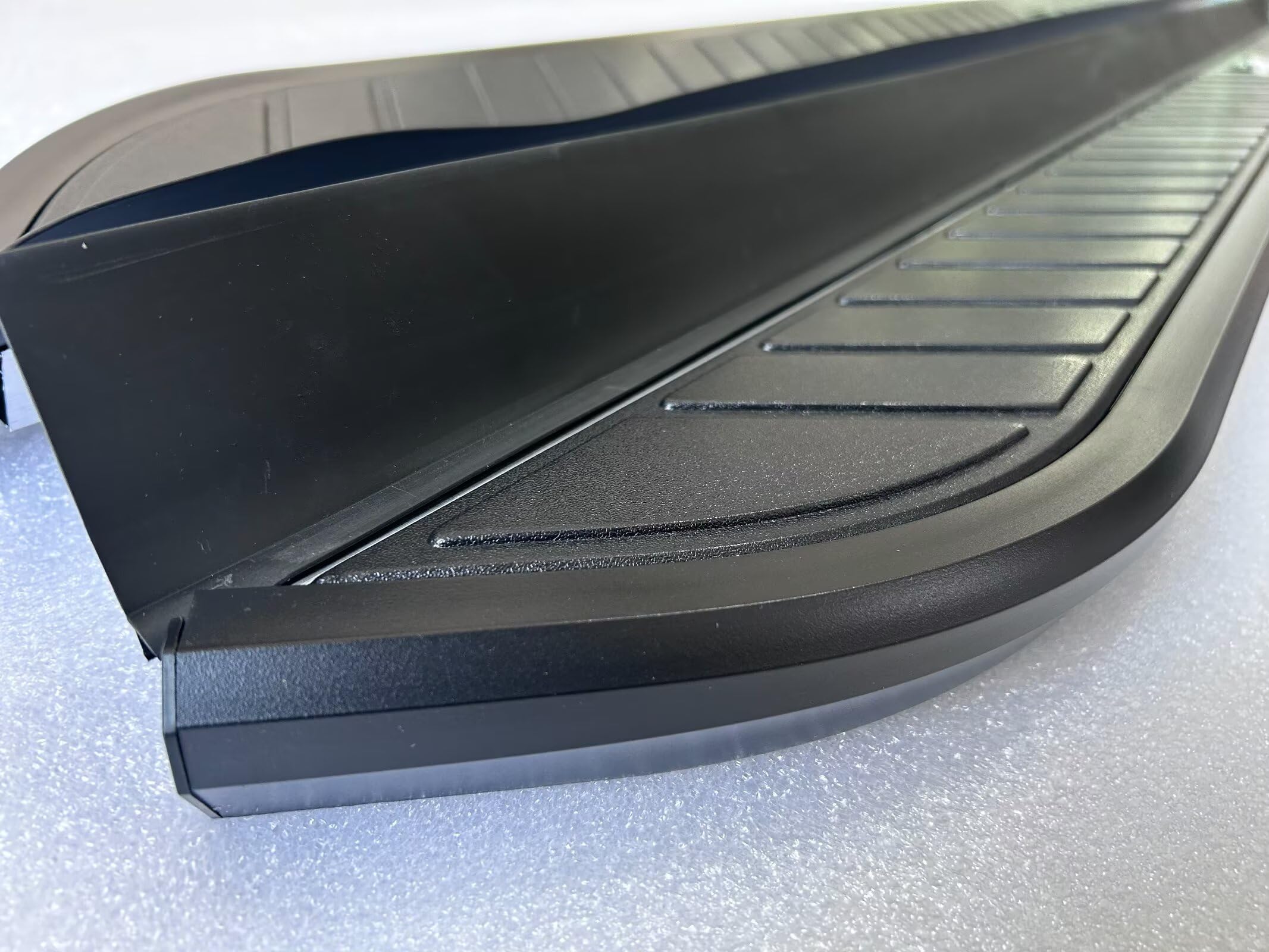 Deski do biegania do Chery TIGGO 4 PRO 2020-2026, 2 szt., aluminiowe stałe stopnie boczne (z uchwytem), zestaw bez wiercenia, zestaw śrub | DIY Project SUV, akcesoria do szyn, czarne (1 zestaw) (MF)