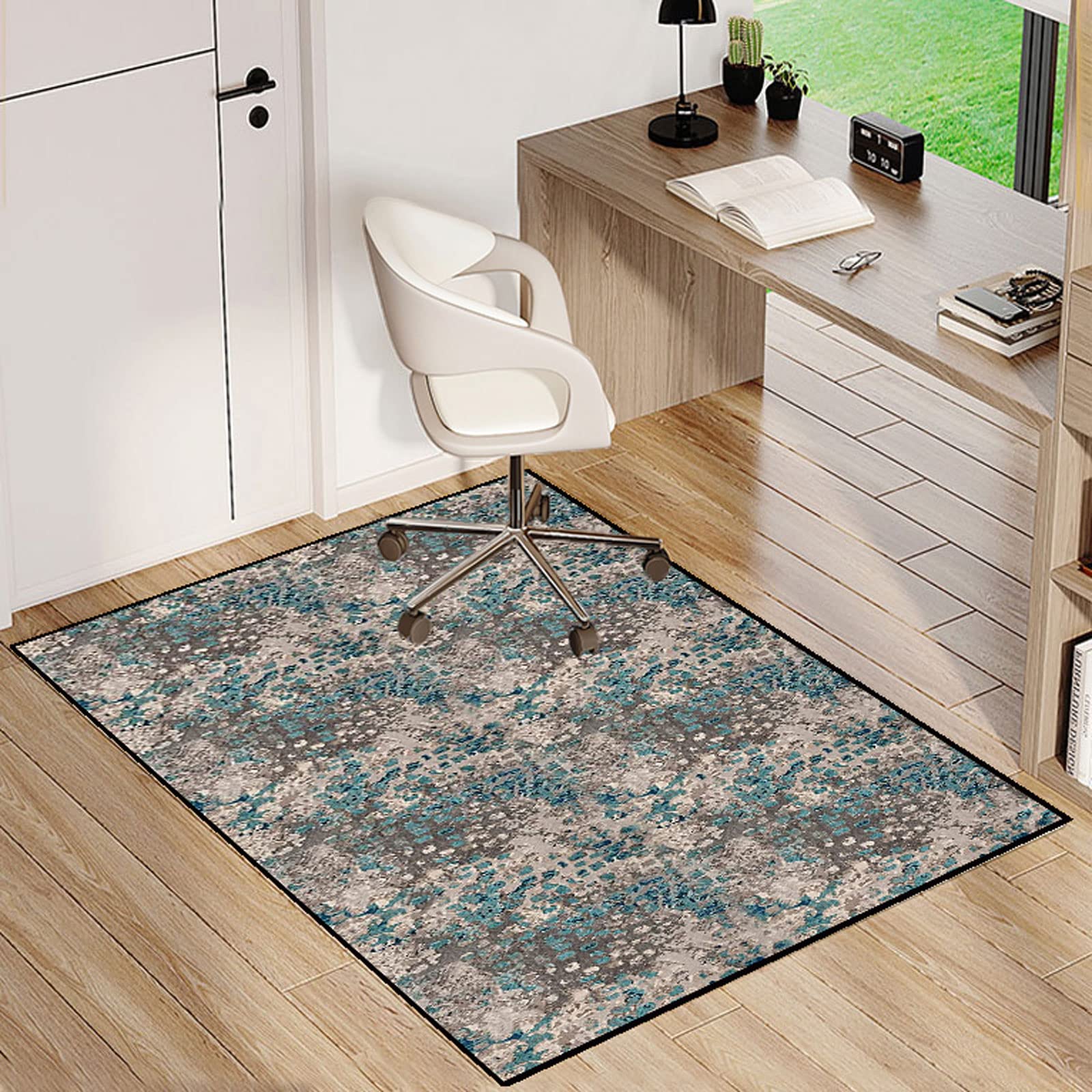 Single tree forest Office Chair Mat,Chair Mat For Hardwood Floors,Multi-Purpose Protector Chair Carpet For Home And Office — image 1