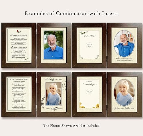 Miniatura 7 de A'arkaJ Marco de fotos conmemorativorecuerdo Celebración de la vida Regalo conmemorativo de condolencias por la pérdida de un ser querido (8