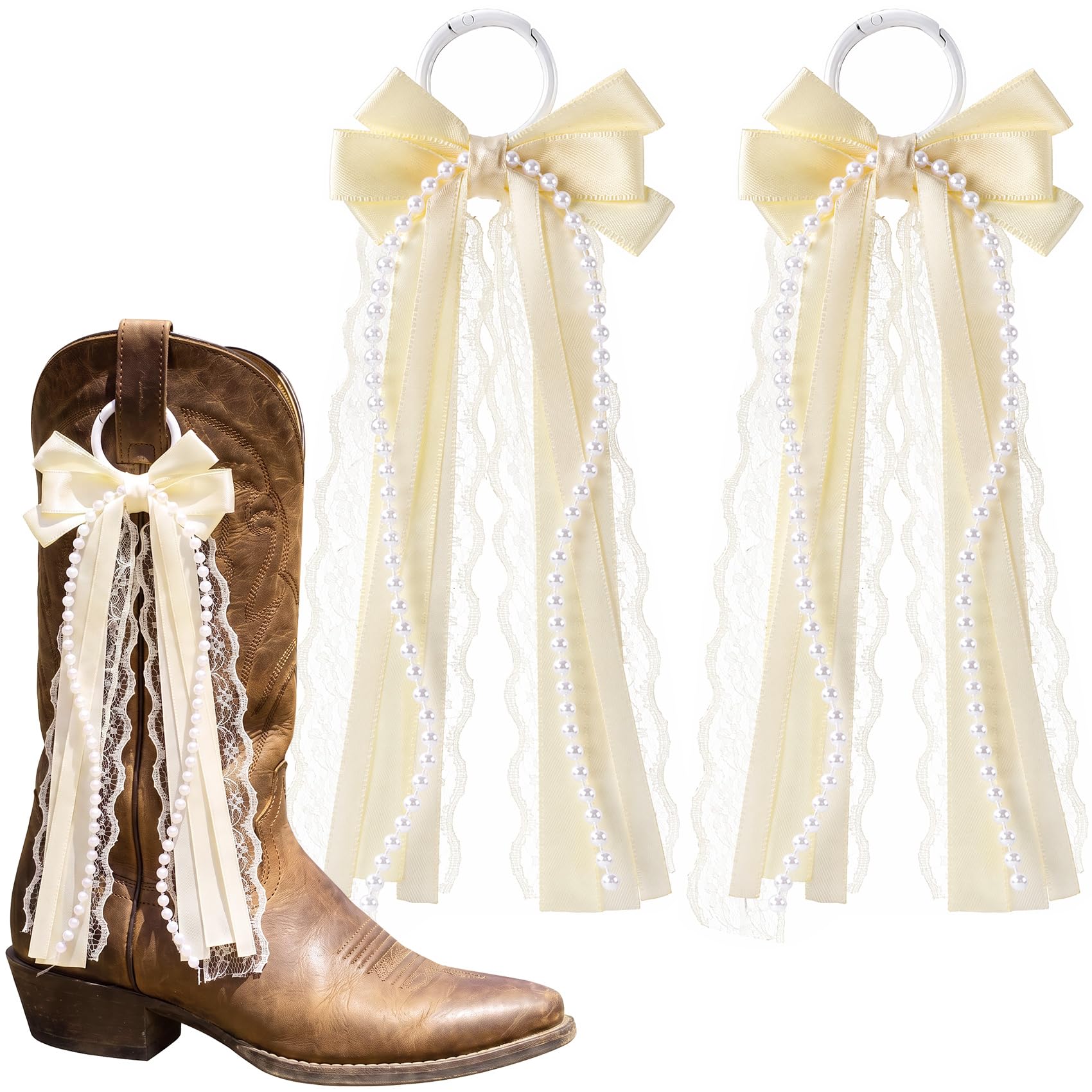 Lazos para botas Martin y cintas para botas vaqueras beige