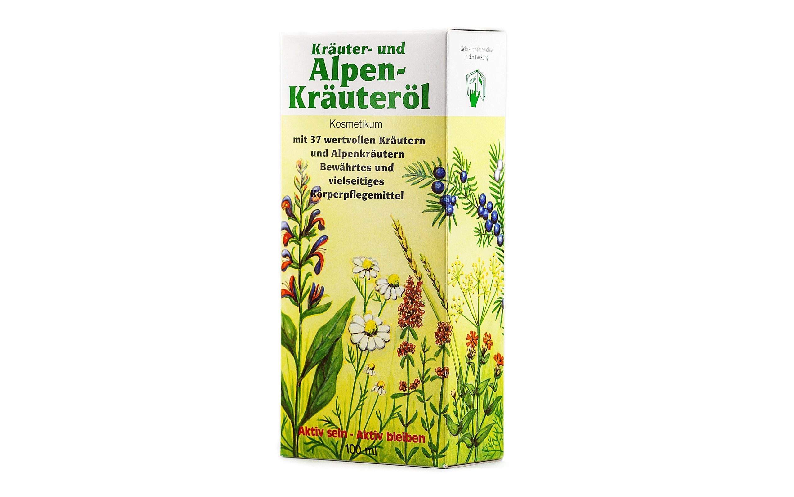 Saunabedarf Schneider - Körper-Öl, Kräuter- und Alpenkräuter-Öl 37, aus natürlichen reinen Ölen für Körper, 500ml