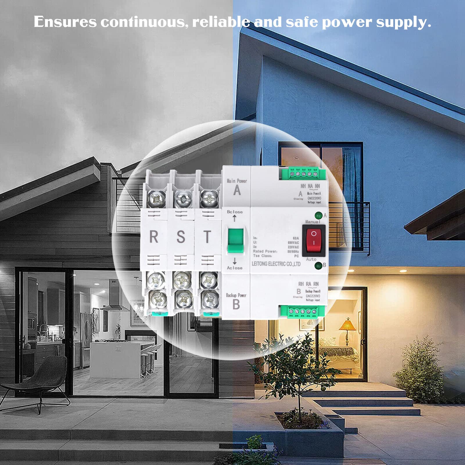 Changor Commutateur de Transfert Automatique 3P AC400V (Il a poignardé)
