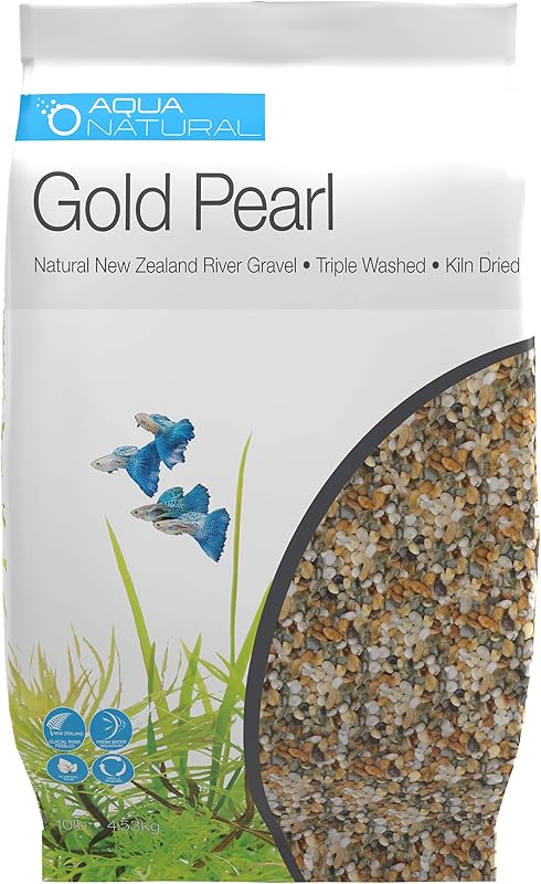 Sustrato para acuario Aqua Natural, grava perla dorada, 20 lb | Aquascaping, Acuarios, Vivariums, Terrarios