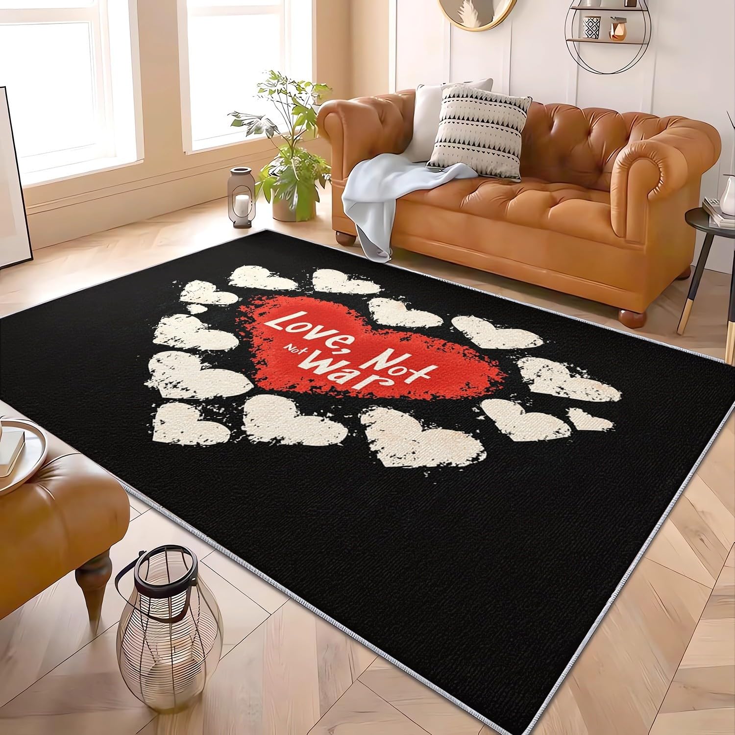 Tapis de salon 120x170 cm pour chambre et entrée au design moderne