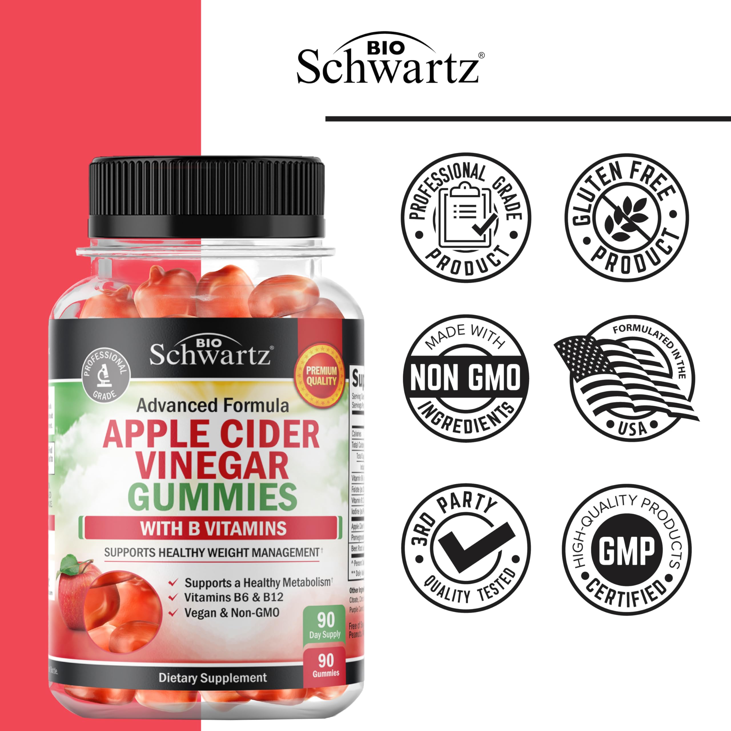 Apple Cider Vinegar Gummies for Weight Loss - ACV Gummies with The Mother — Amazon image 5