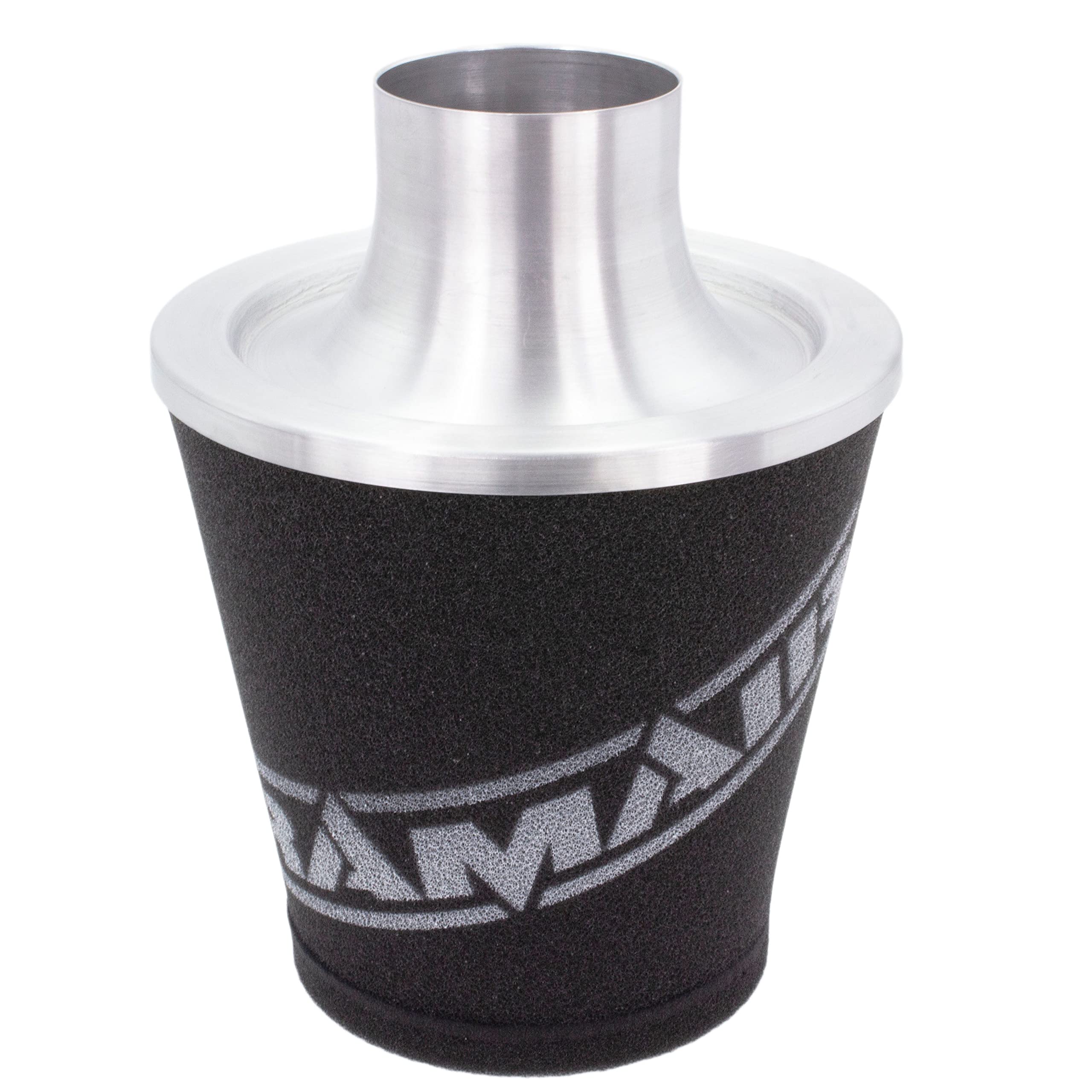 Ramair Medium 70mm OD Sivler Aluminium Neck Performance Intake Air Filter