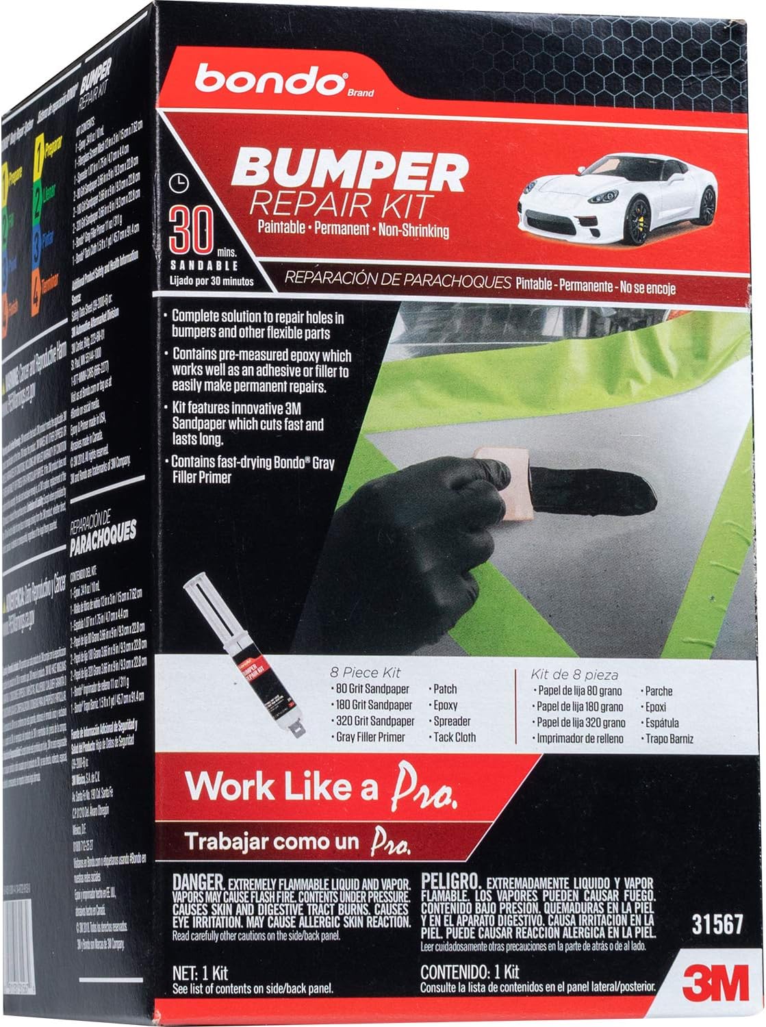 Bondo 31567 Bumper Repair Kit