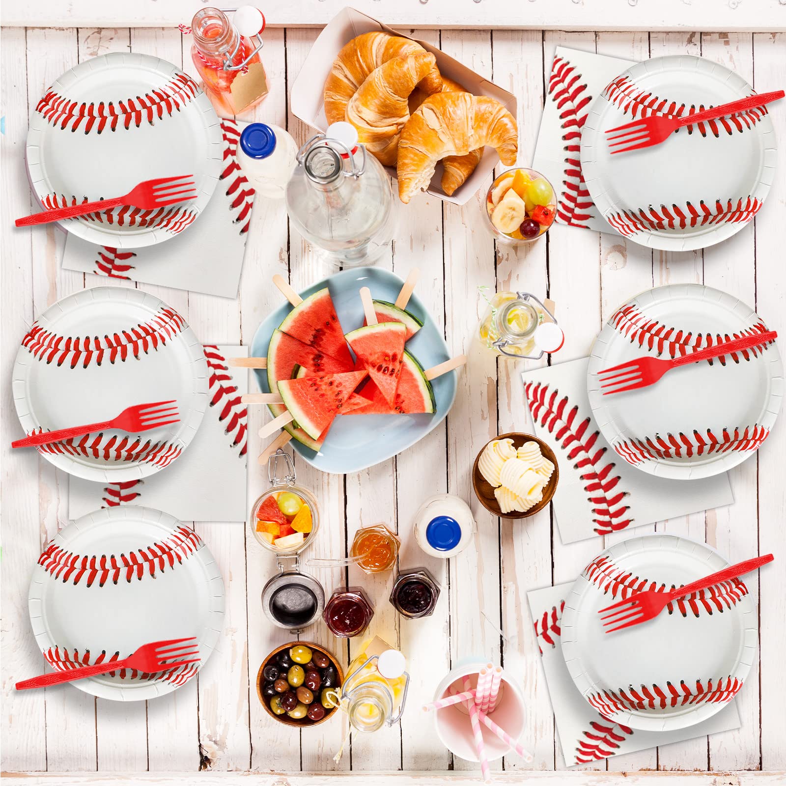 Roshtia 100 Pack 2lb Baseball Party Supplies Paper Food Trays Disposable Serving Tray Nacho Food Boats For Baseball Birthday Decorations(White