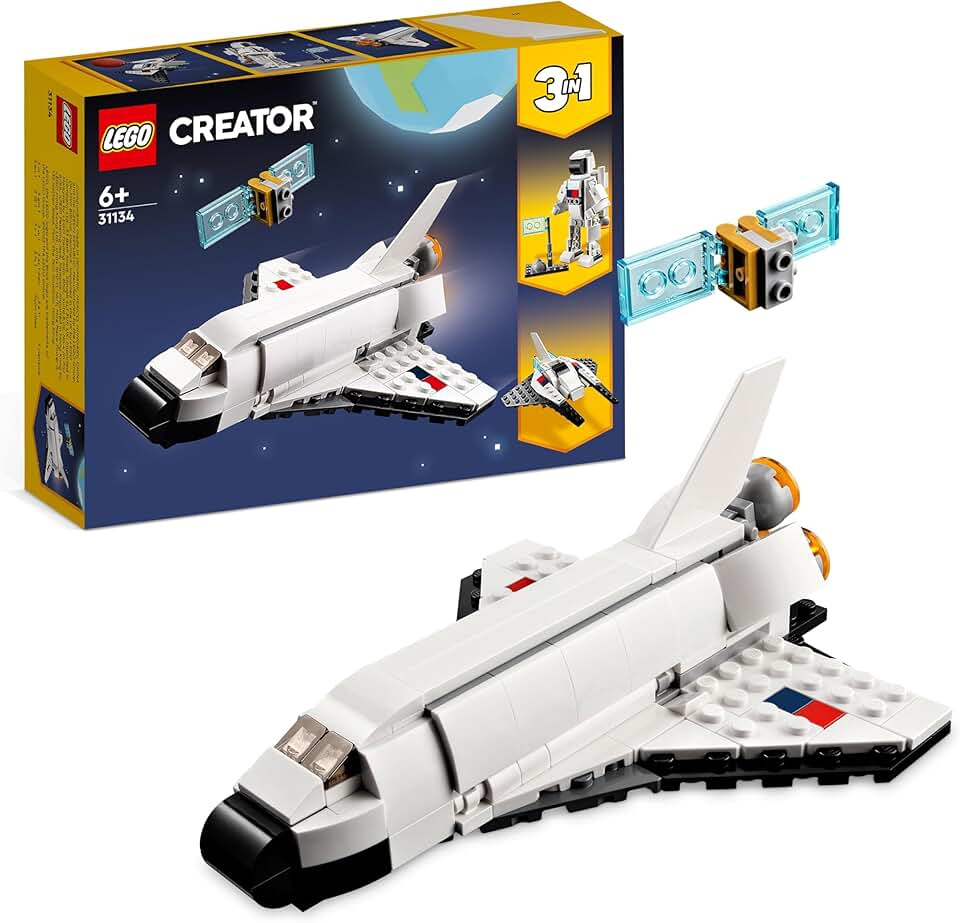 31134 Creator 3 in 1 Space Shuttle Toy to Astronaut Figure t