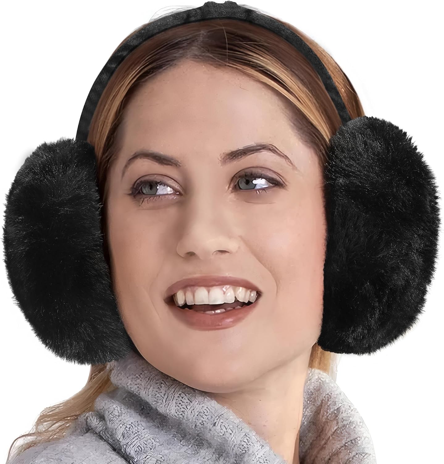 Brook + Bay Ear Muffs Winter Women - Winter Ear Muffs for Women - Adjustable Fluffy Folding Earmuffs - Women's Earmuffs