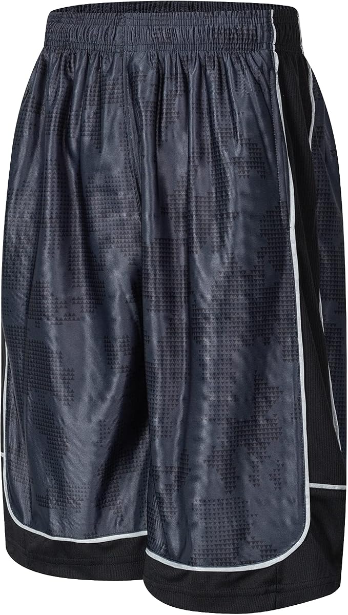 Men's Basketball Shorts Quick-Dry Running & Gym Shorts with Drawstring & Pockets