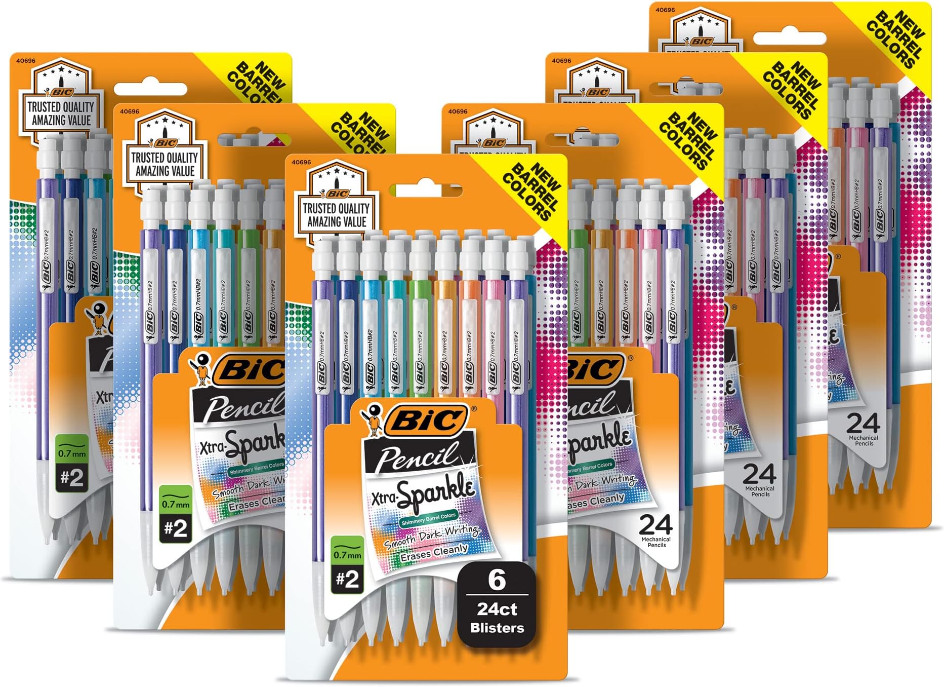 BIC Mechanical Pencils 48-Pack - Xtra-Sparkle & Xtra-Strong Medium Point Pencils