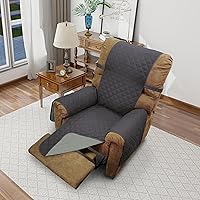 Vista 13 de Fundas reversibles para sofá biplaza, protector de muebles (sofá biplaza, camello/beige)