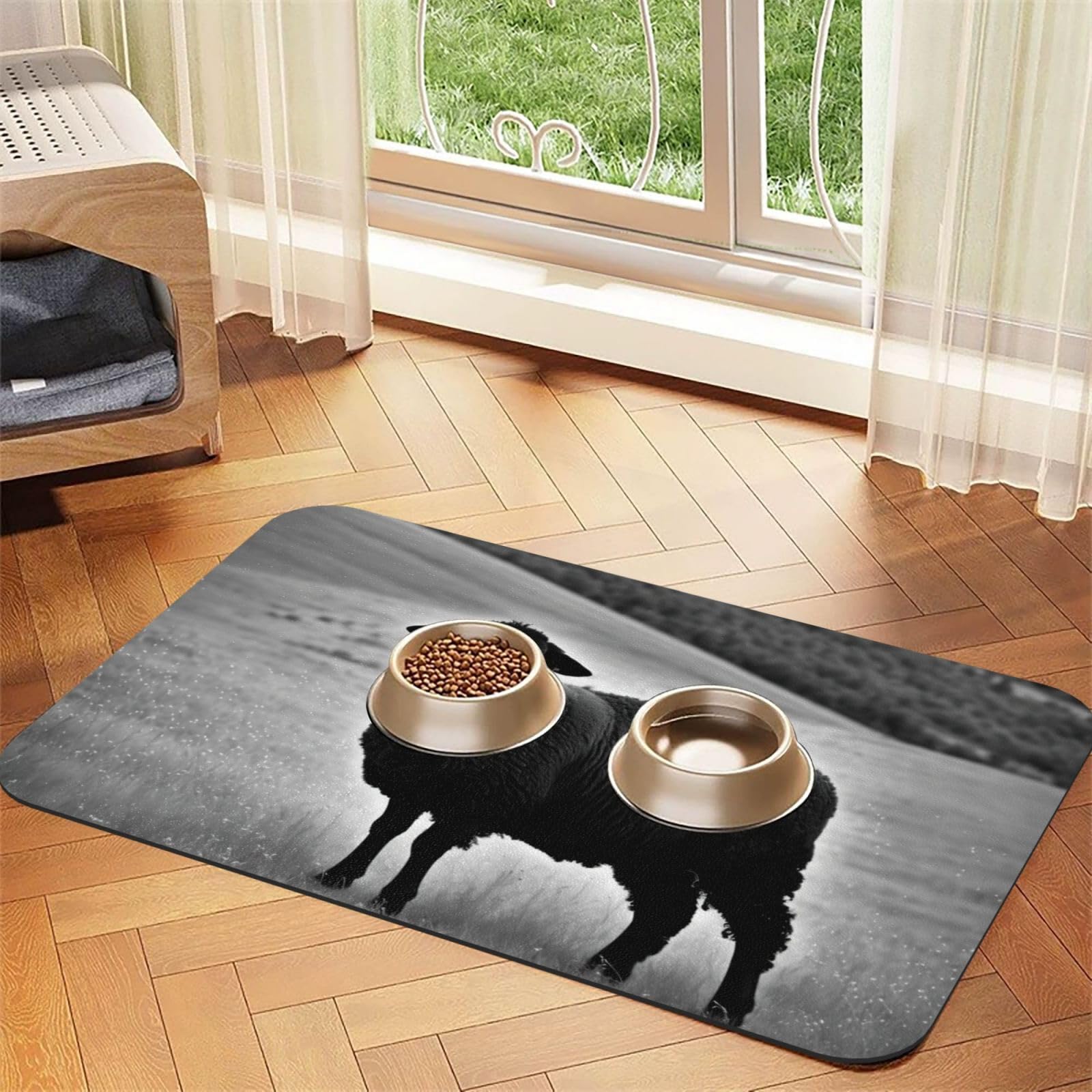 Tapis en cuir PU pour animaux de compagnie imperméable et durable