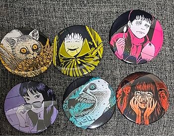 Amazon.co.jp: 伊藤潤二 戦慄 ラメ缶バッジ 6種 W : おもちゃ Amazon.co.jp: 伊藤潤二 戦慄 ラメ缶バッジ 6種 W : おもちゃ