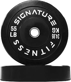 Fitvids Olympic Bumper Plates Set, 2" Weight Plates for Strength Training & Weightlifting, Paris or Set or Set with Barbell, Multiple Options