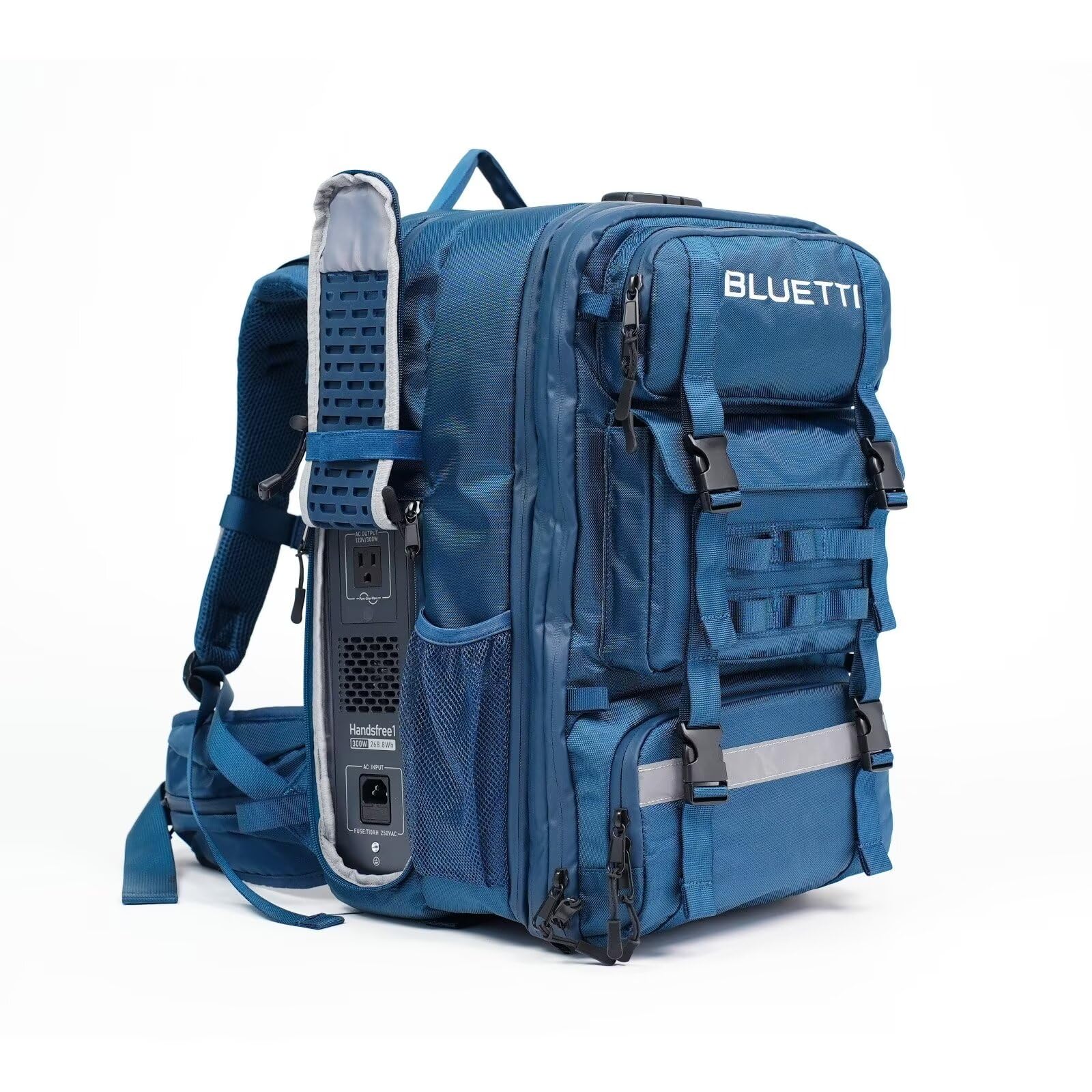 BLUETTI Handsfree 1 Portable Power Station, 268.8Wh 300W LiFePO4 Backpack Solar Generator with a 42L Drone Backpack, All in One Solar Power System for Hiking, Photography, Travel(Solar Panel Optional)
