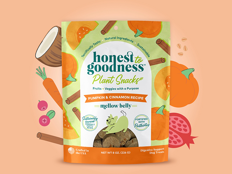 Amazon.com : Honest to Goodness Plant Snacks Mellow Belly Pumpkin