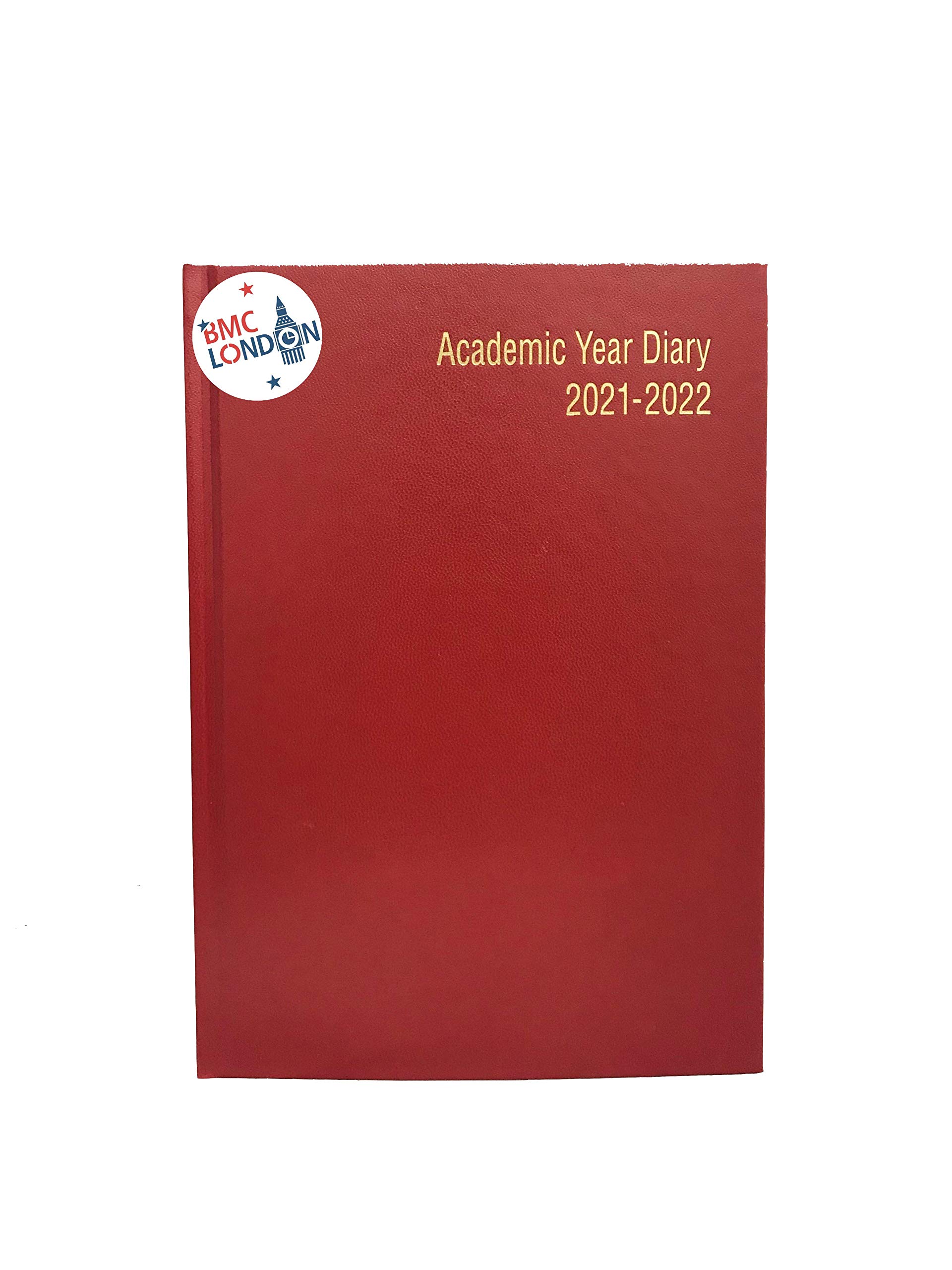 2022-2023 Academic Diary mid Year A5 Size Week to View 18 Months Appointment Diary by BMC LONDON (Burgundy, A5)