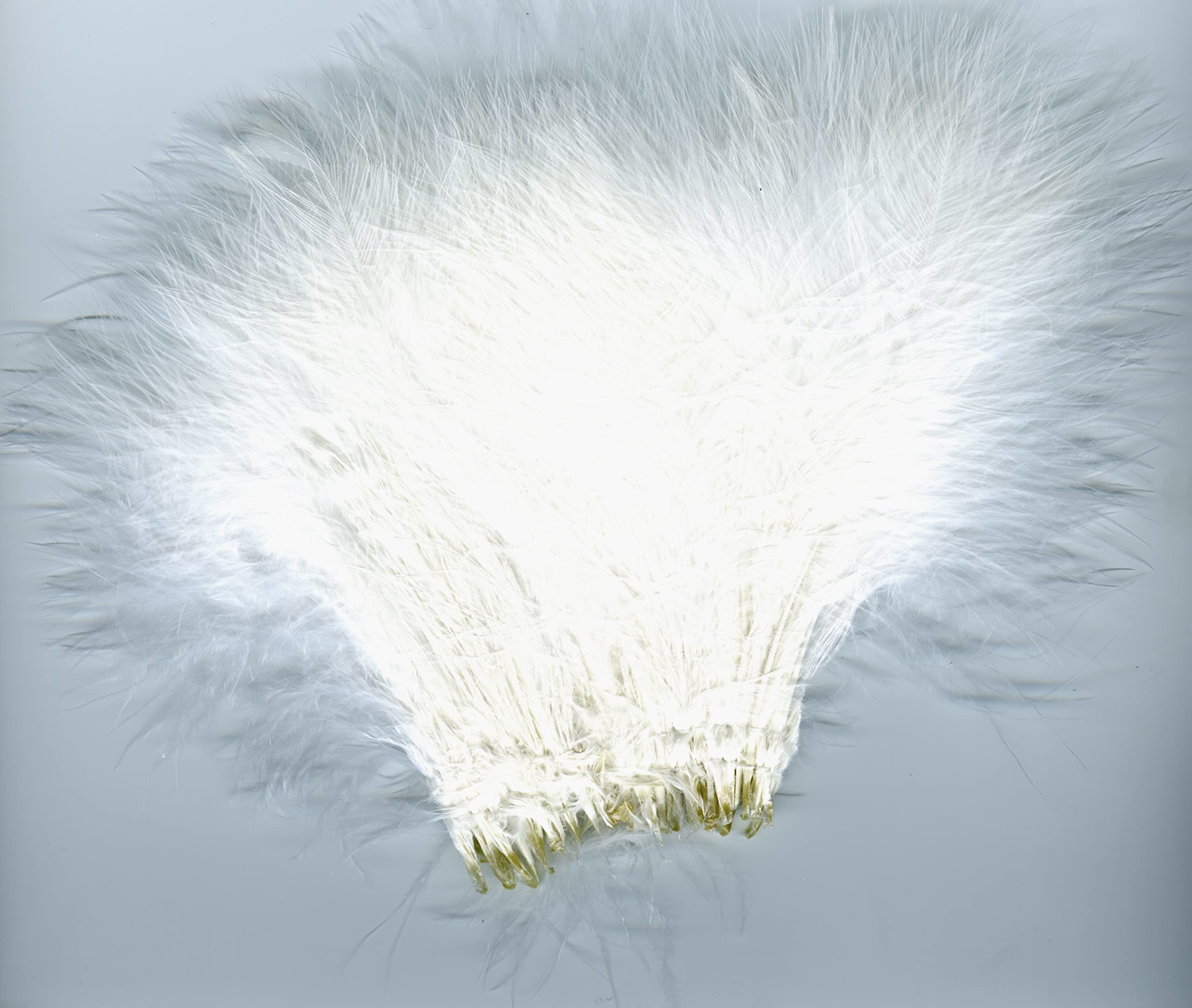Strung Marabou Flourescent White