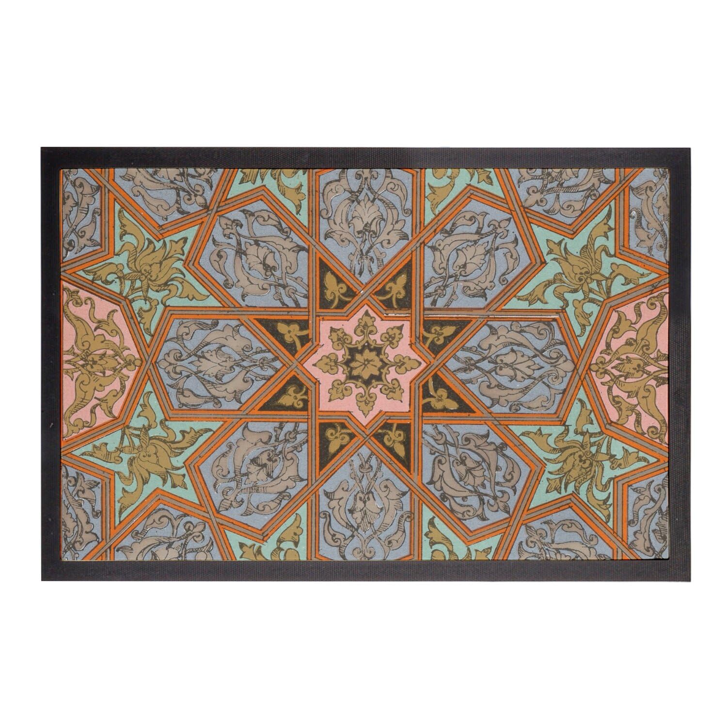 Paillasson Fabulous etoile ornement baroque luxe classique 60x40