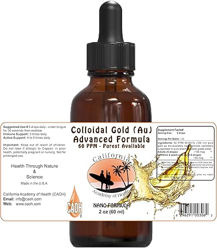 Oro coloidal Au 2 oz de CAOH