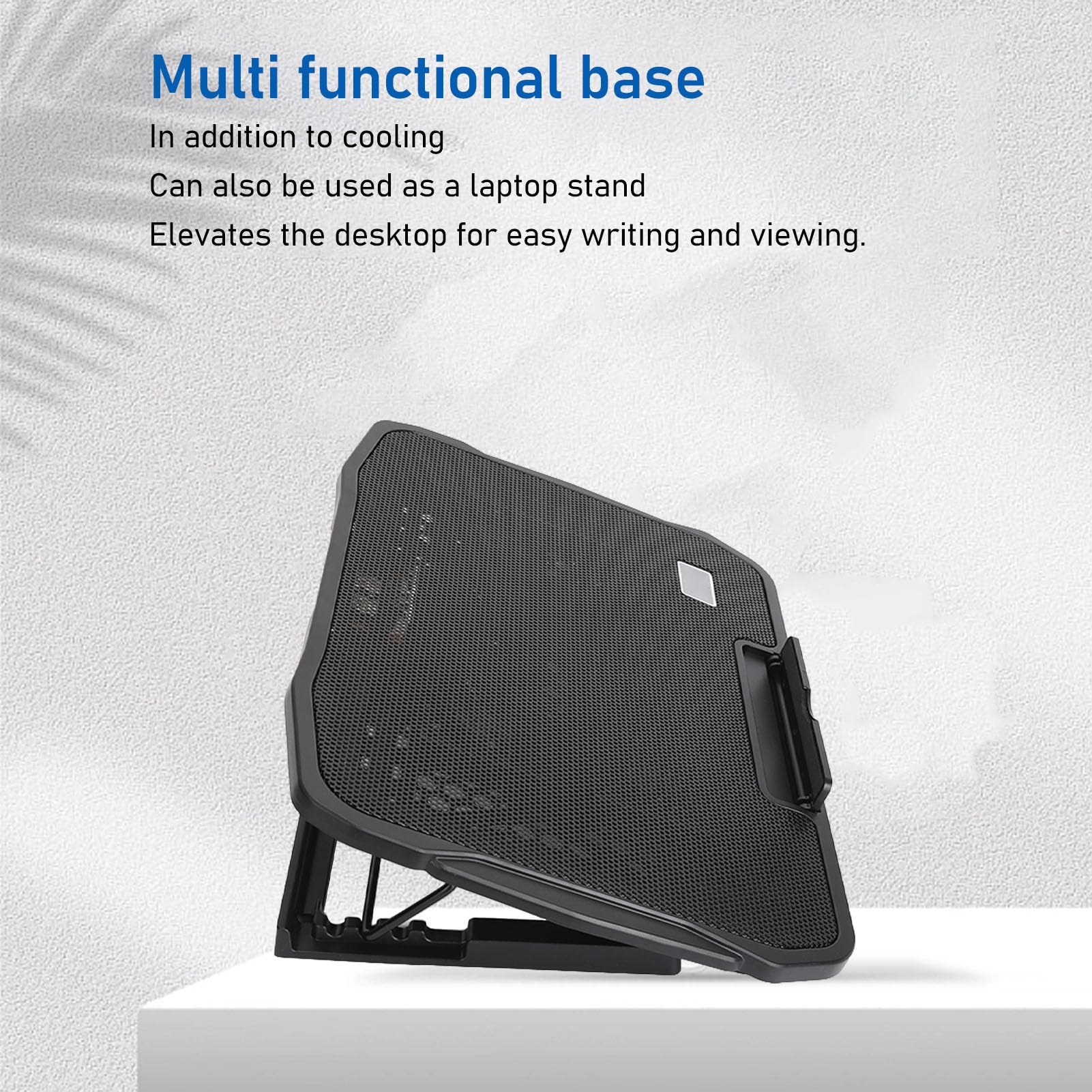 Base Refrigerante Portátil, Ventilador USB Multivelocidad Ergonómico