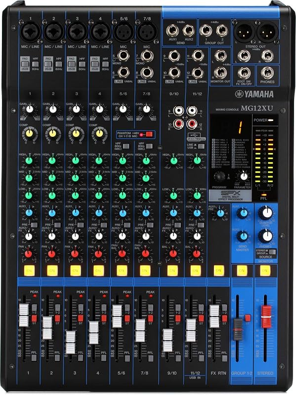 Yamaha Mg12Xu 12-Input 4-Bus Mixer With Effects