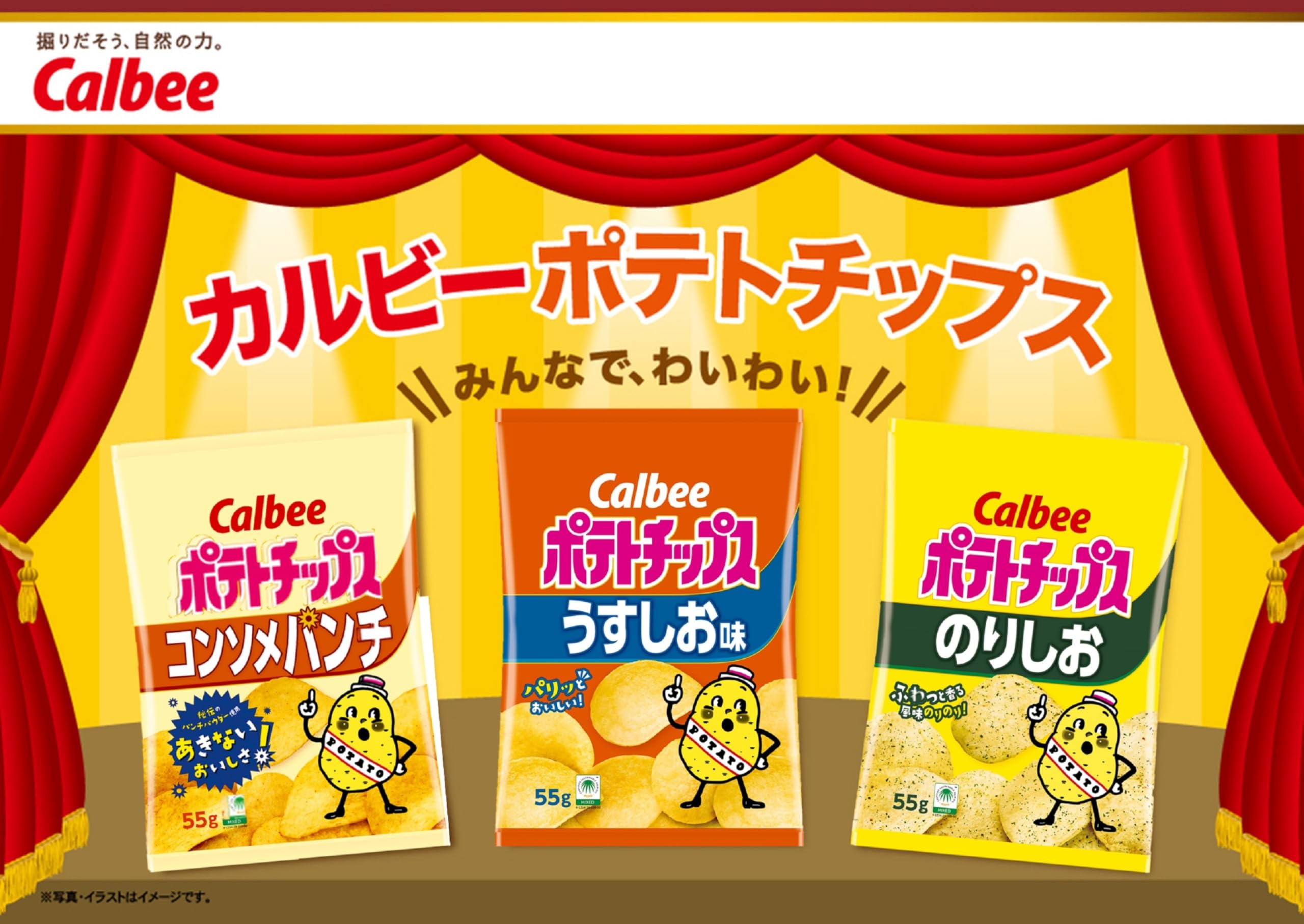 Amazon.co.jp: カルビー ポテトチップスうすしお味 55g×16袋 : 食品