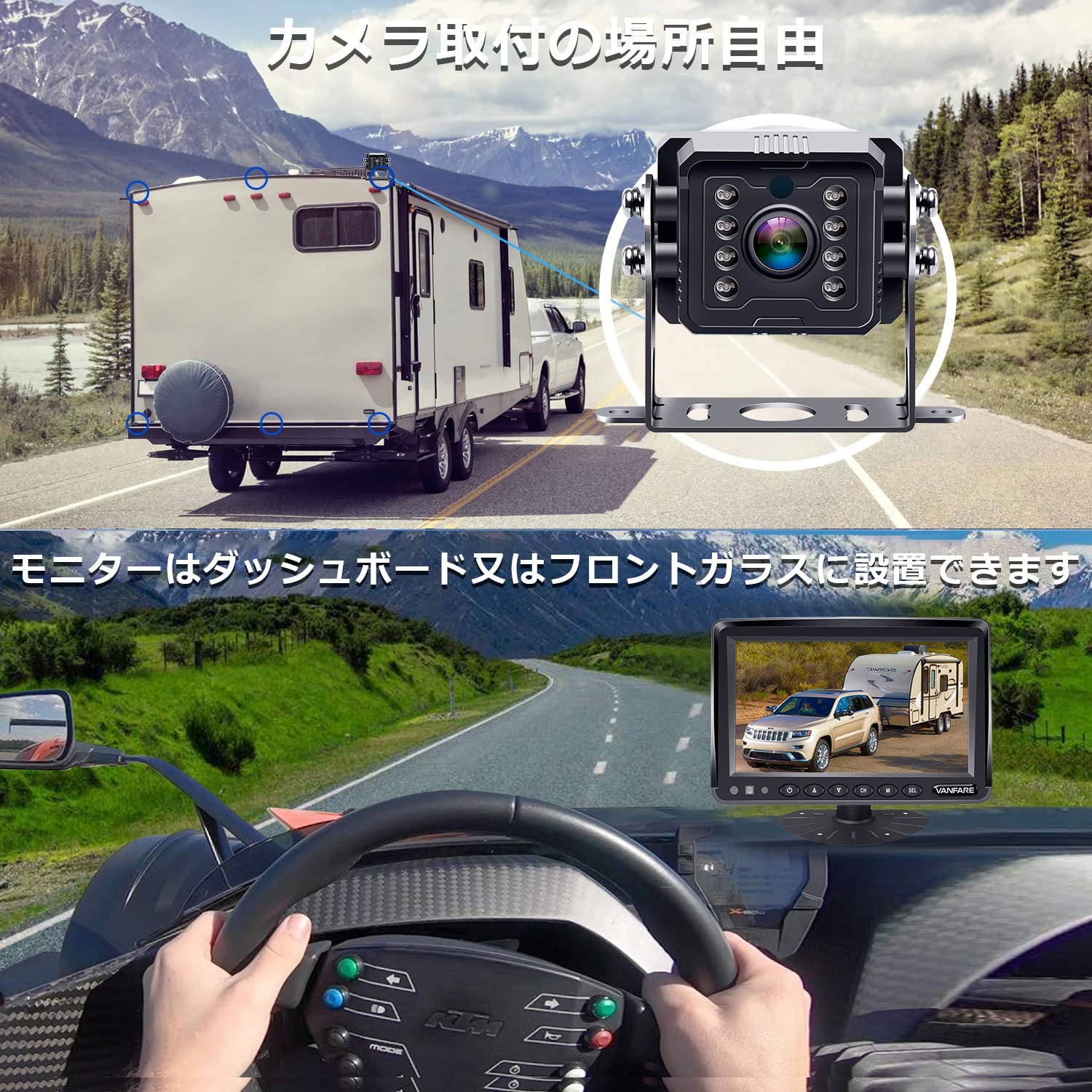 バックカメラ ➕ ETC 2点 まとめ商品 バックカメラ➕ETC 2点