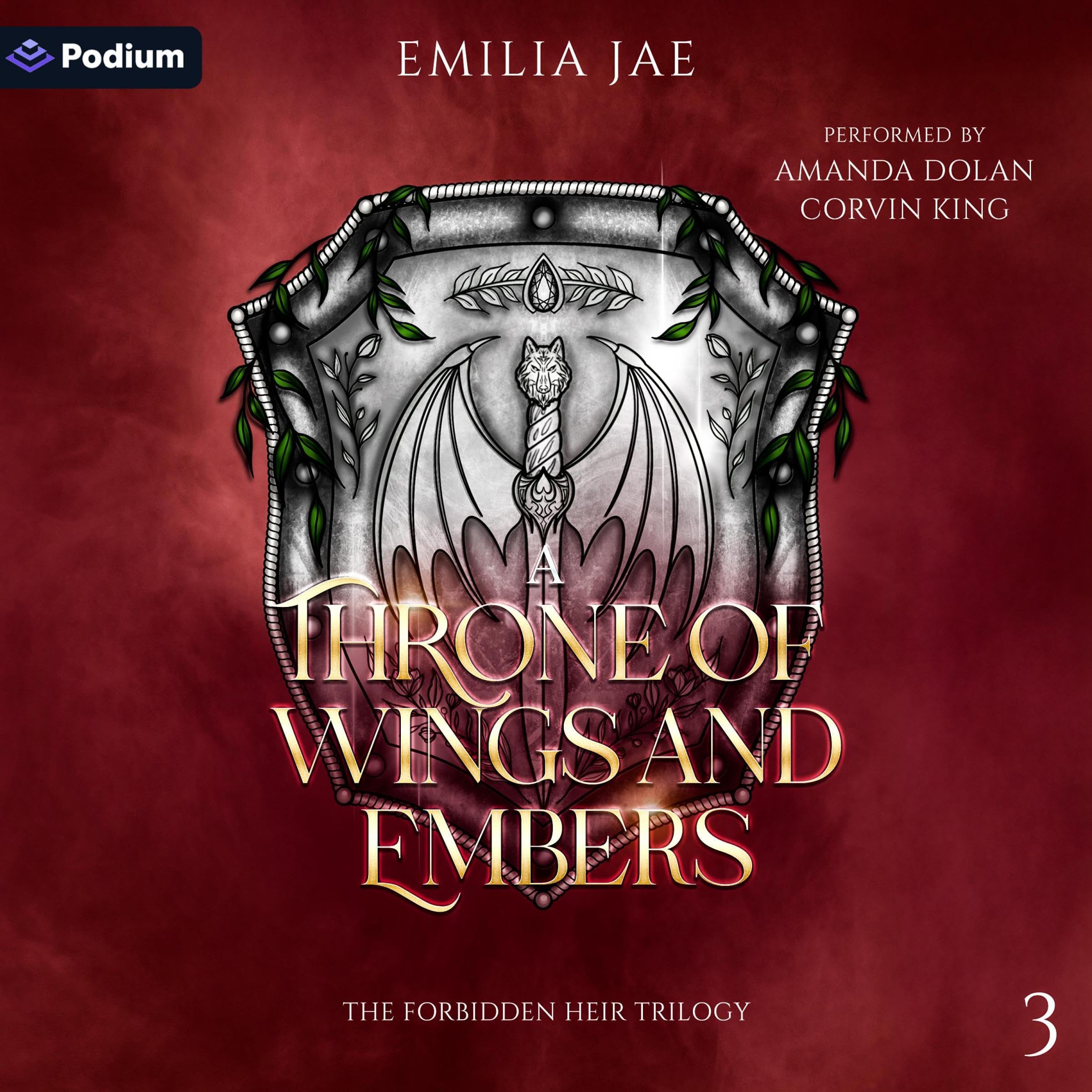 Cover art for A Throne of Wings and Embers