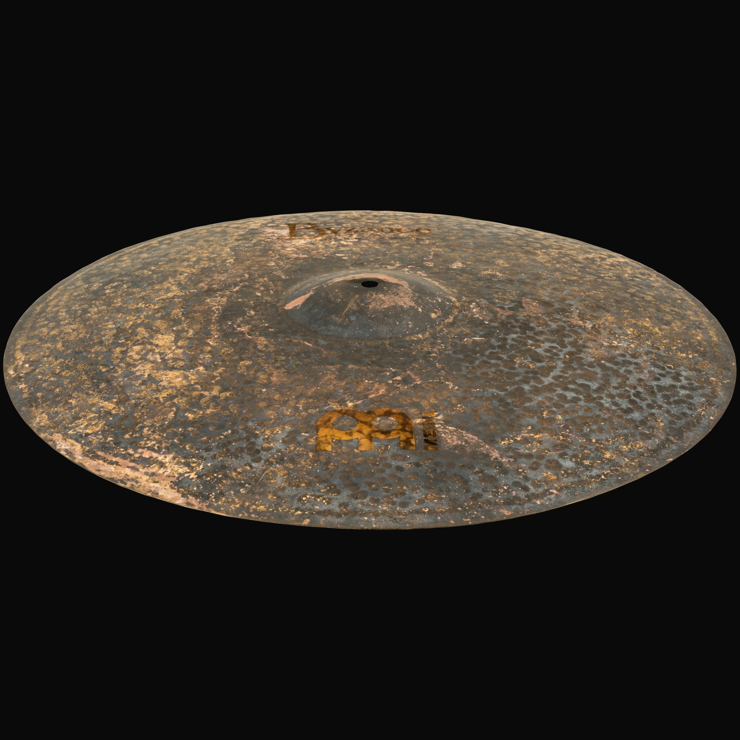 Meinl Cymbals Byzance Vintage Pure Light Ride 22 Zoll (Video) Schlagzeug Becken (55,88cm) B20 Bronze, Vintage Finish (B22VPLR)