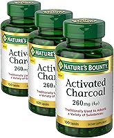 Vista 7 de Nature's Bounty, carbón activado 260 mg, 100 cápsulas, suplemento dietético para apoyar un estilo de vida saludable