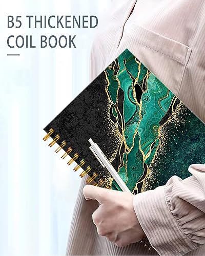 Miniatura 3 de iampanda Cuaderno de diario en espiral, encuadernación fuerte de doble alambre con papel de primera calidad para niñas y mujeres, diseño de lujo, 60