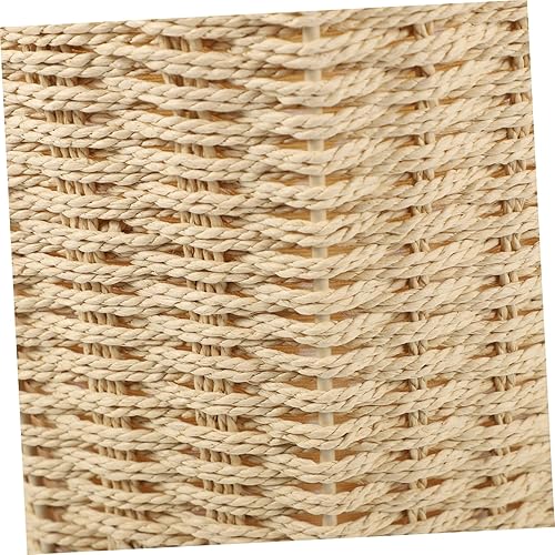 Miniatura 8 de Zerodeko Cesta de ratán de hierro, beige, bote de basura abierto